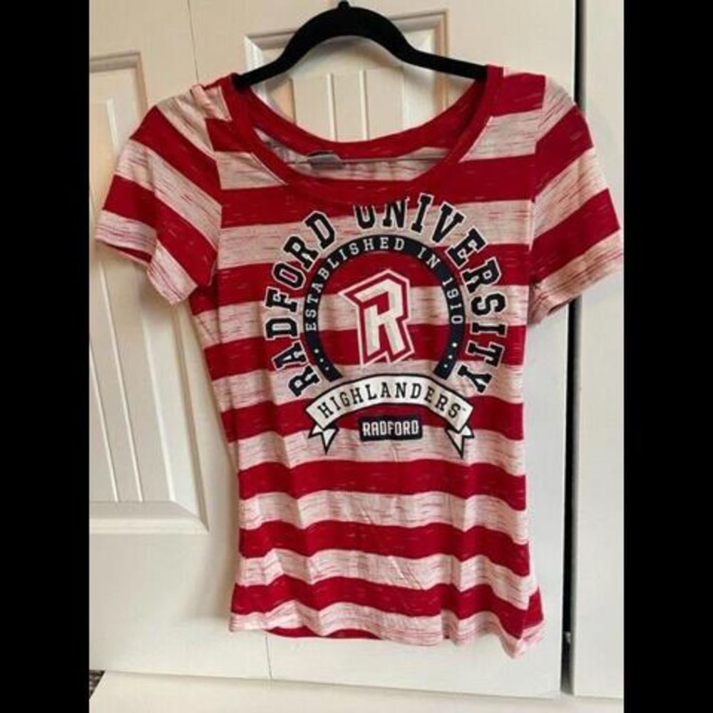 Women's Radford University Shirt Size Medium Striped
